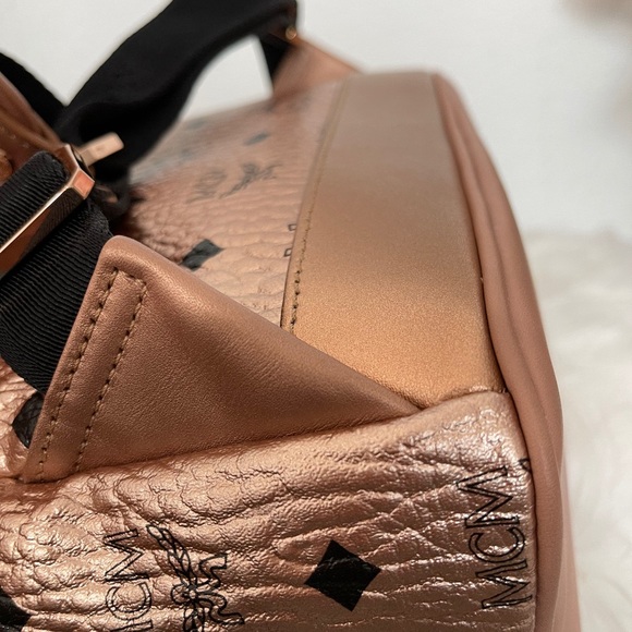 MCM Backpack w/ Chain Pouch - Picture 14 of 16